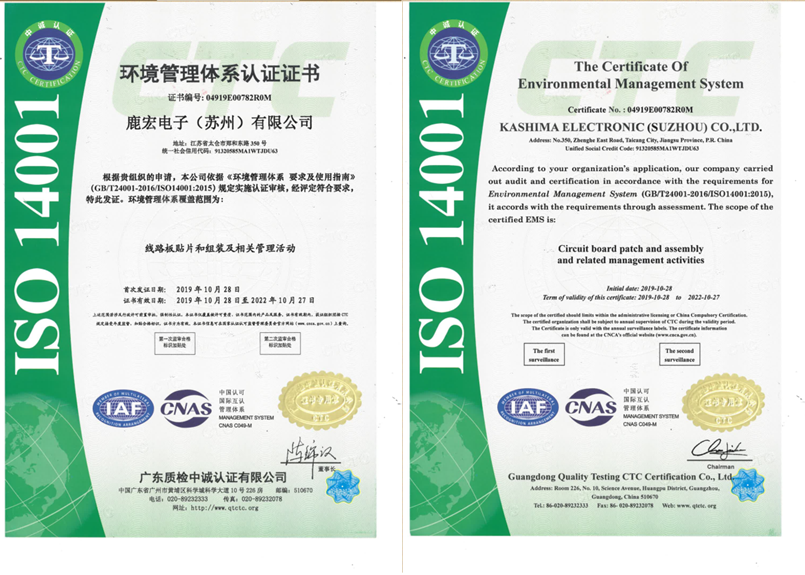 ISO14001:2015认证(图1)